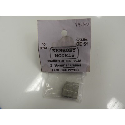 KERROBY MODELS, Cat. No. OD 51, 2 Spanner Cases, O SCALE